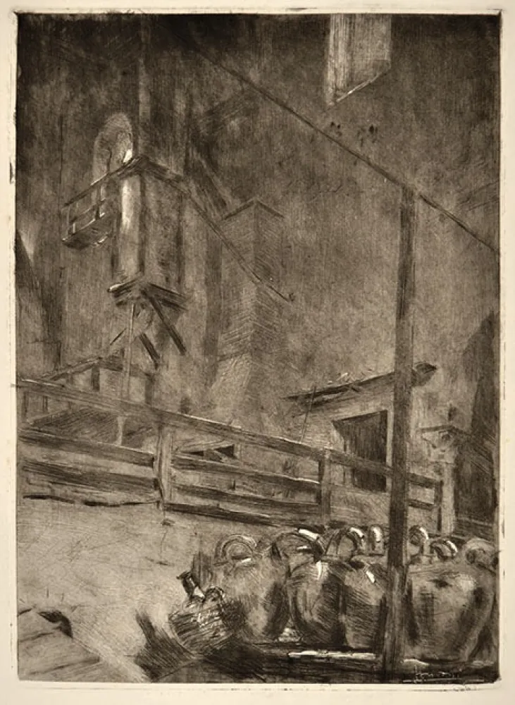 Água-Forte Conconi - LA CASA DEL MAGO (THE HOUSE OF THE MAGICIAN)