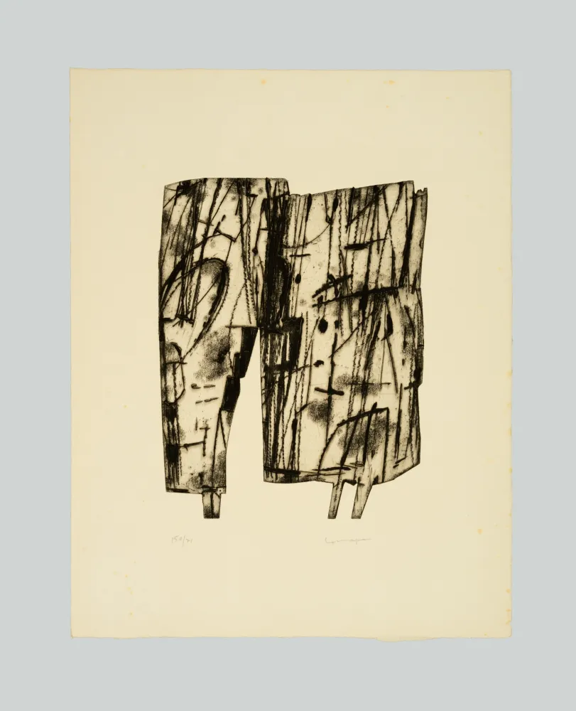 Gravura Consagra - Composizione