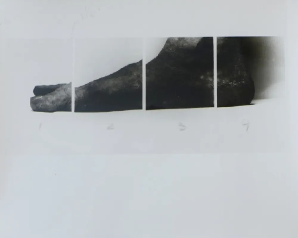 Fotografia Coplans - Selfportrait feet four panels