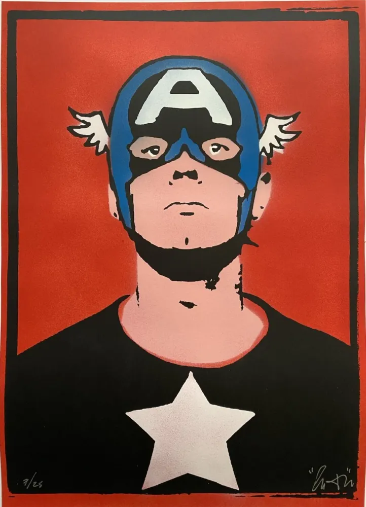Serigrafia Copyright - Captain Andy (Red Edition)