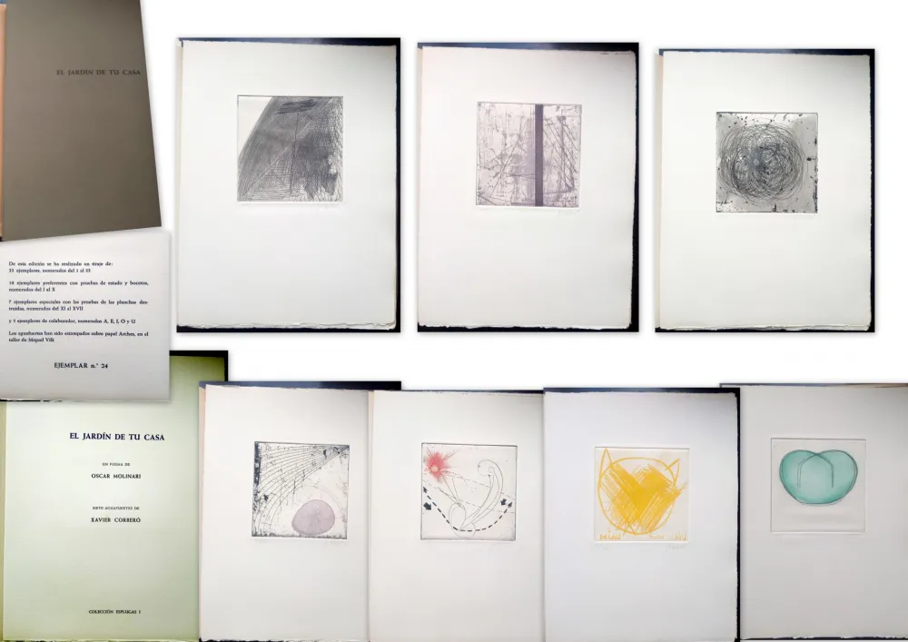 Livro Ilustrado Corbero - Libro de Artista - El jardín de tu casa