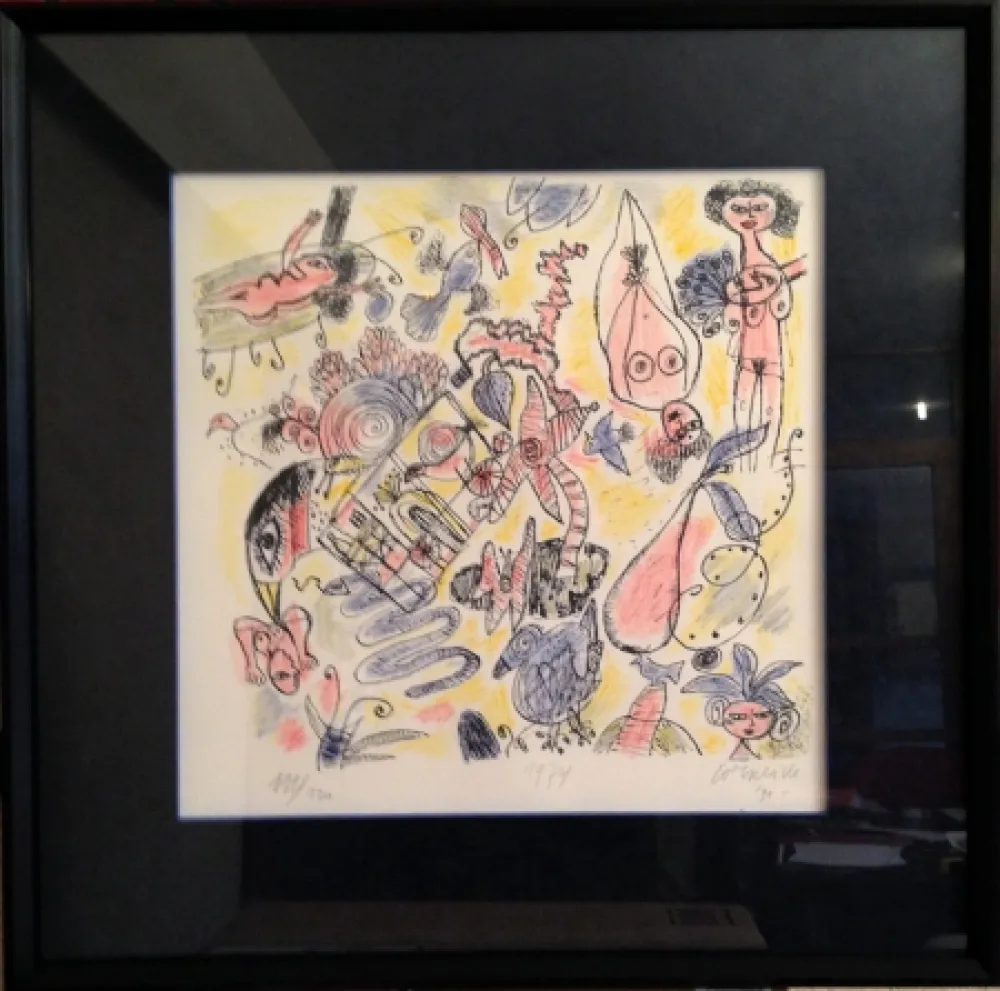 Litografia Corneille - 1974