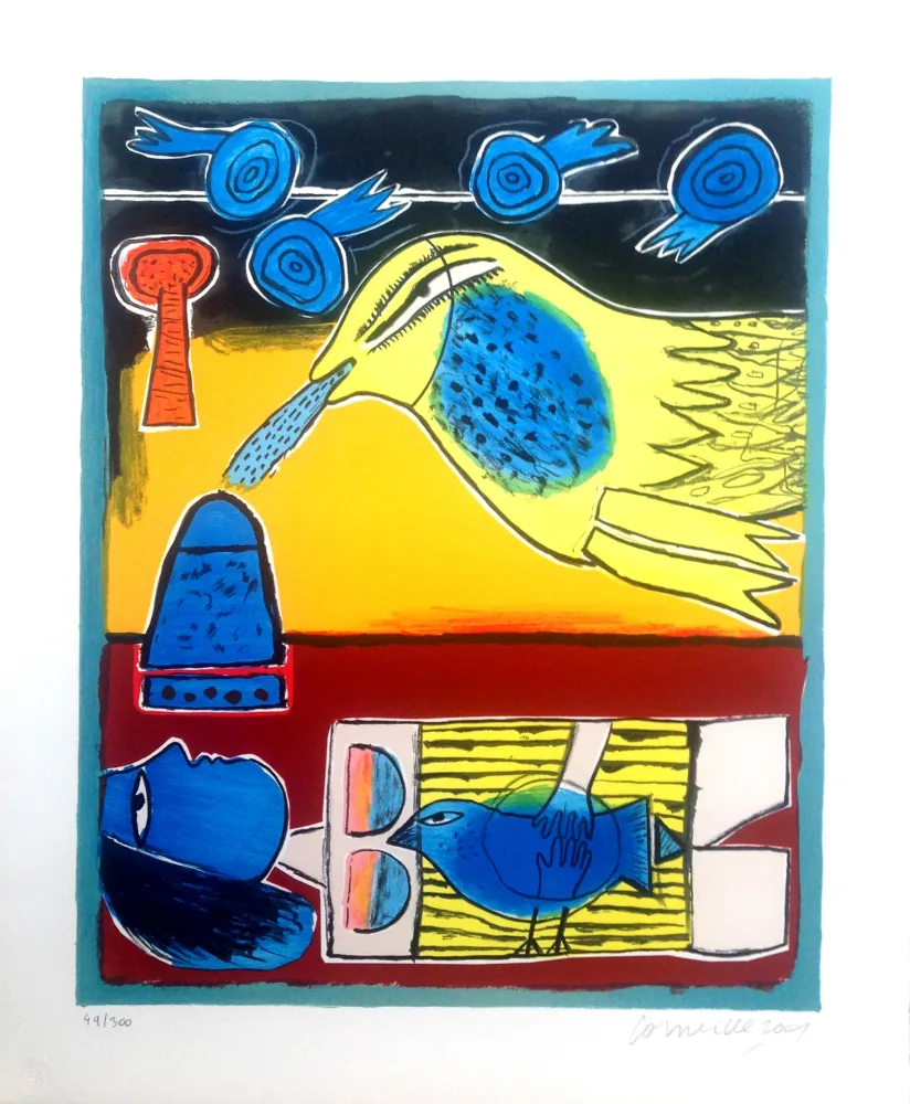 Litografia Corneille - Album 12 mois de l'année 