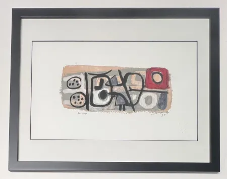 Gravura Digital Corneille - April in jazz , 1951, AO 42/90, encadré