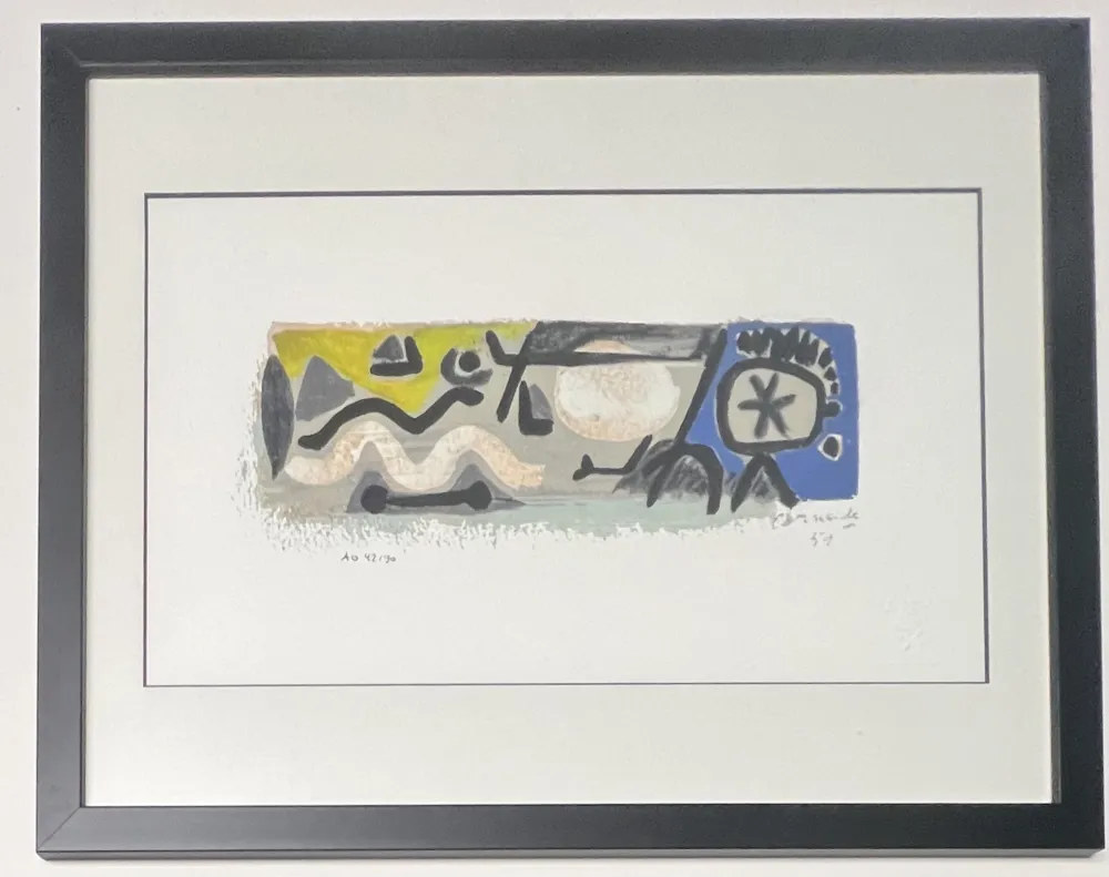 Gravura Digital Corneille - April in Jazz, 1951, AO 42/90, encadré 