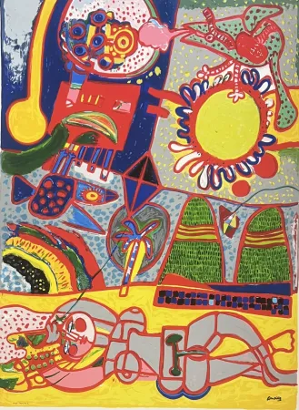 Gravura Digital Corneille - Féérie Brésilienne, 1996 - Tirage à 45 ex. 