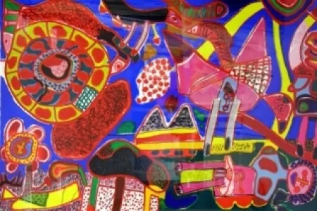 Litografia Corneille - Jardin des delices