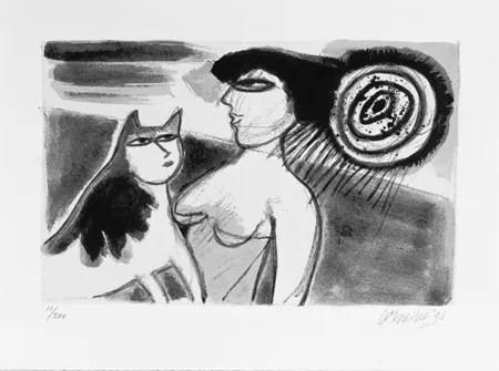 Serigrafia Corneille - L'amour au jour le jour 2