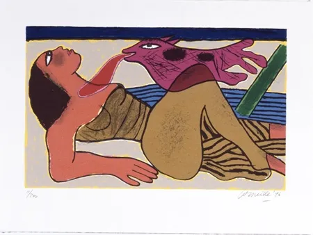 Serigrafia Corneille - L'amour au jour le jour 5