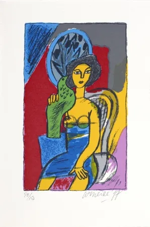 Serigrafia Corneille - L'amour au jour le jour II