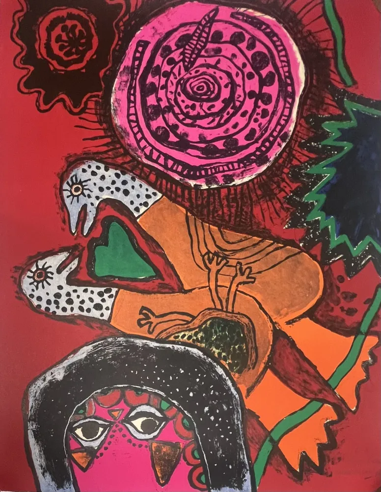 Litografia Corneille - Lithographie ancienne L'Orientale, 1973