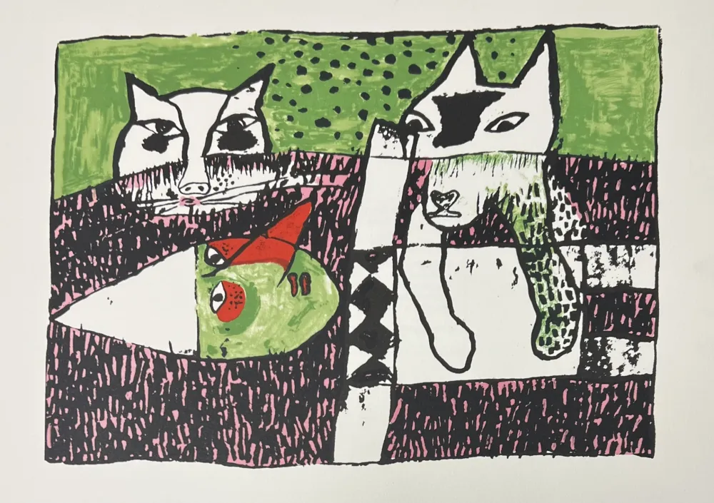 Litografia Corneille - Lithographie Pinocchio, 2001