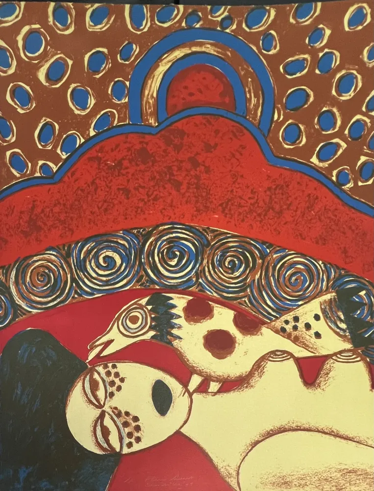 Litografia Corneille - Lithographie Plein chant 1974 E/A