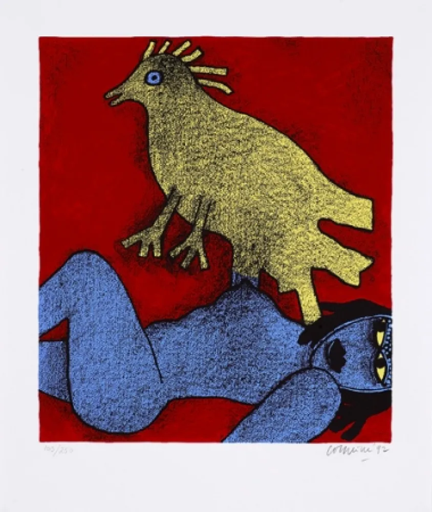 Serigrafia Corneille - Magik africaine