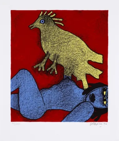 Serigrafia Corneille - Magik africaine