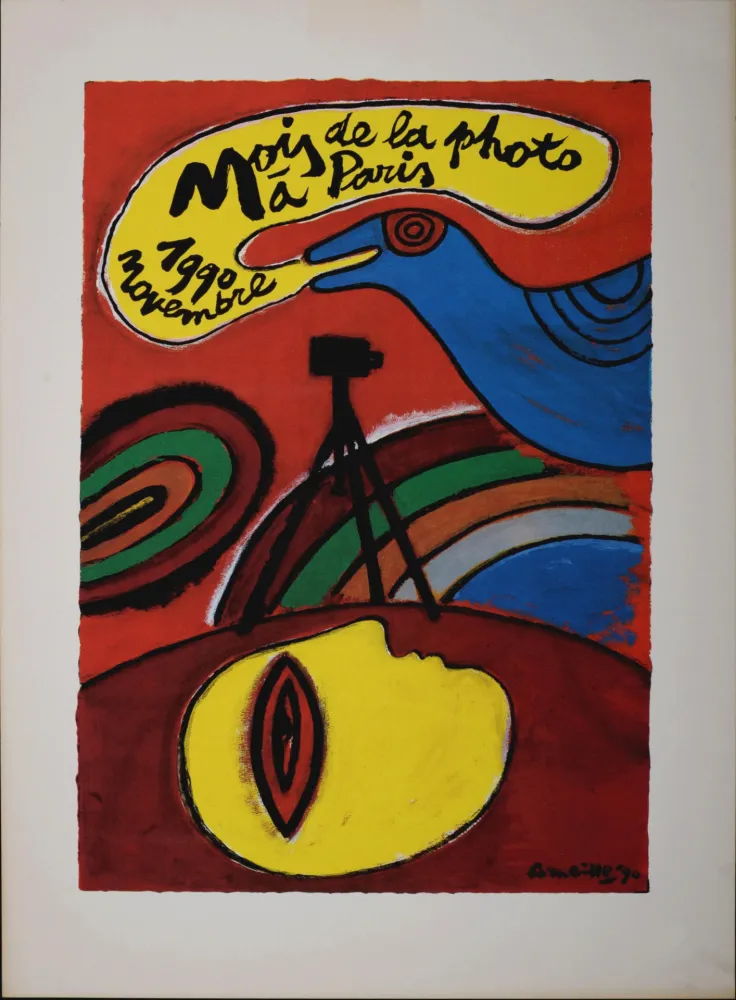 Serigrafia Corneille - Mois de la photo, 1990