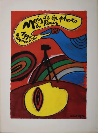 Serigrafia Corneille - Mois de la photo, 1990