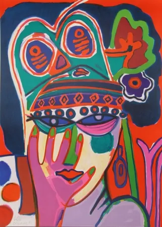 Litografia Corneille - Portrait I