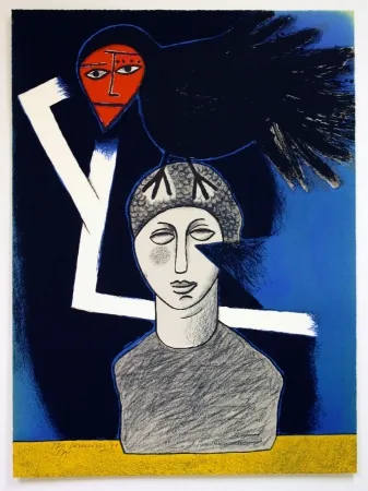 Litografia Corneille - Raven no. 1