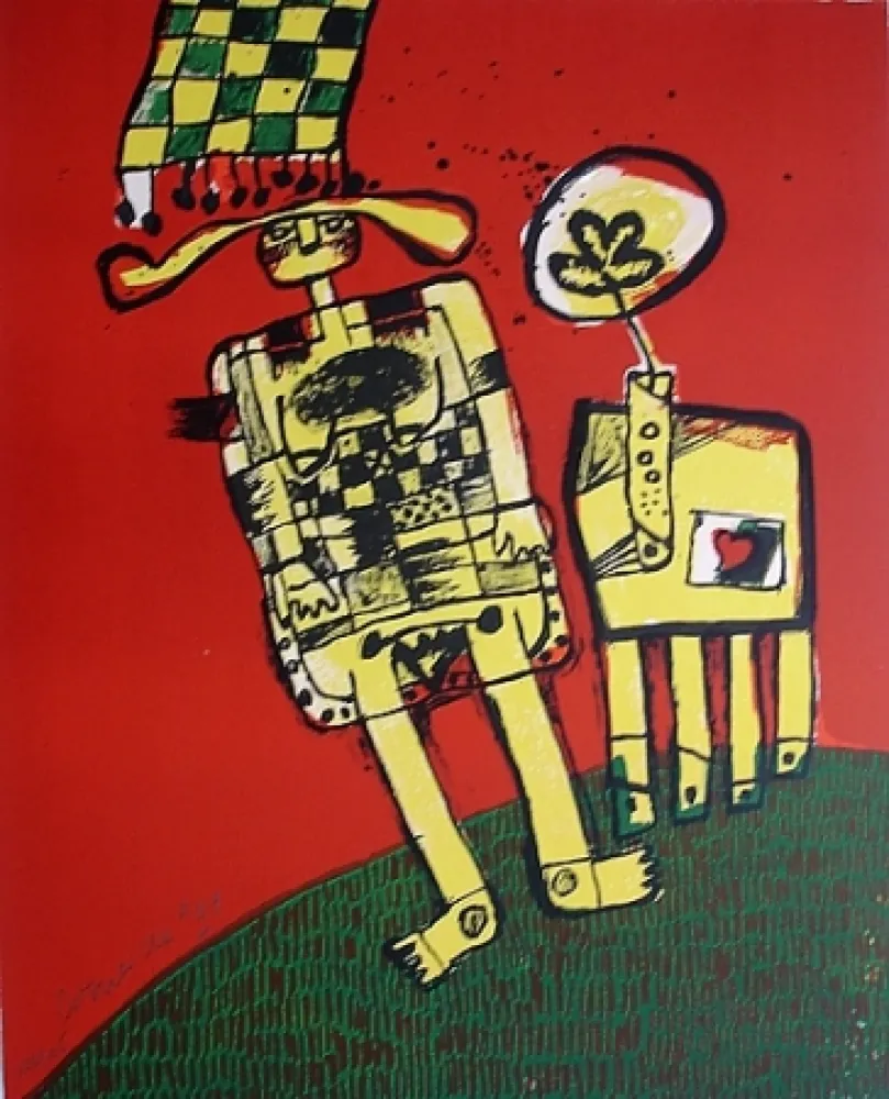 Litografia Corneille - Senza titolo