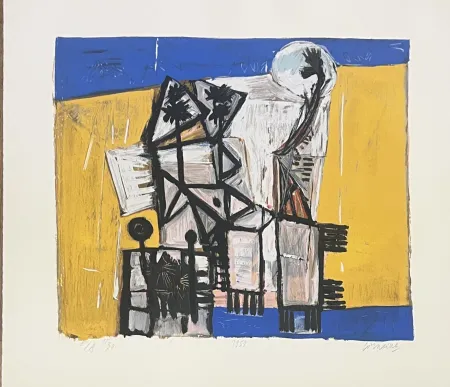 Serigrafia Corneille - Sérigraphie Cobra, 1951. Exemplaire E/A