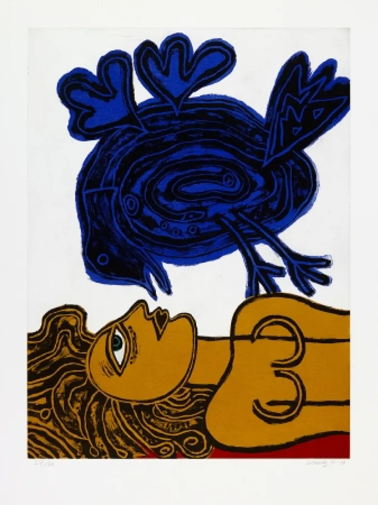 Água-Tinta Corneille - Souvenir de Veronique.