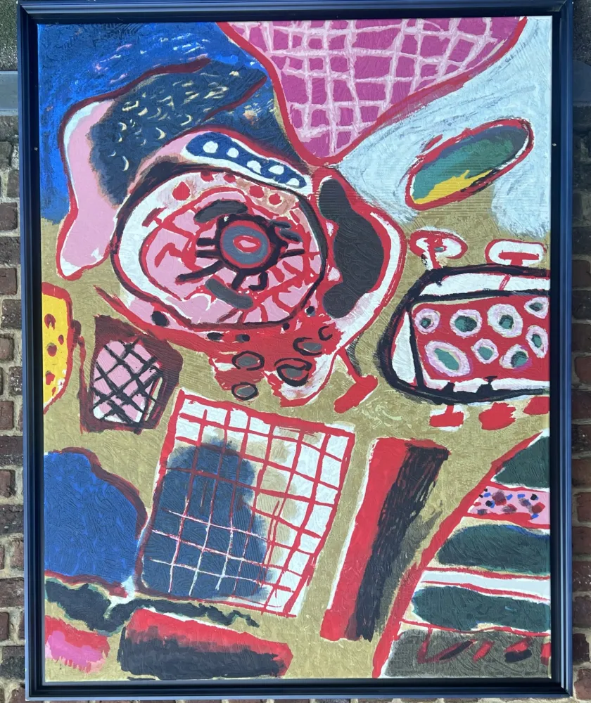 Múltiplo Corneille - Terragraphie sur toile La première pluie - Edition de 60 ex.