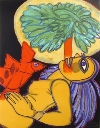 Litografia Corneille - Untitled 6