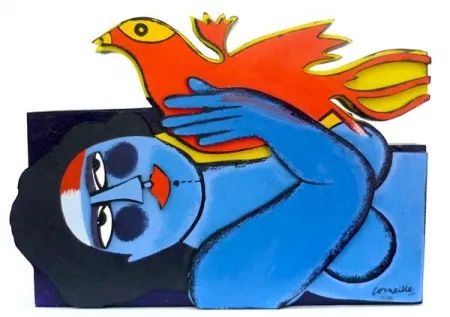 Múltiplo Corneille - Woman and Bird