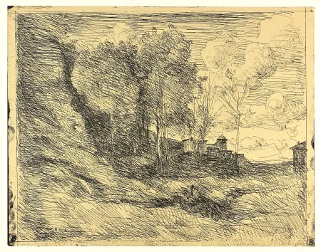 Sem Técnica Corot - Souvenir d'Ostie