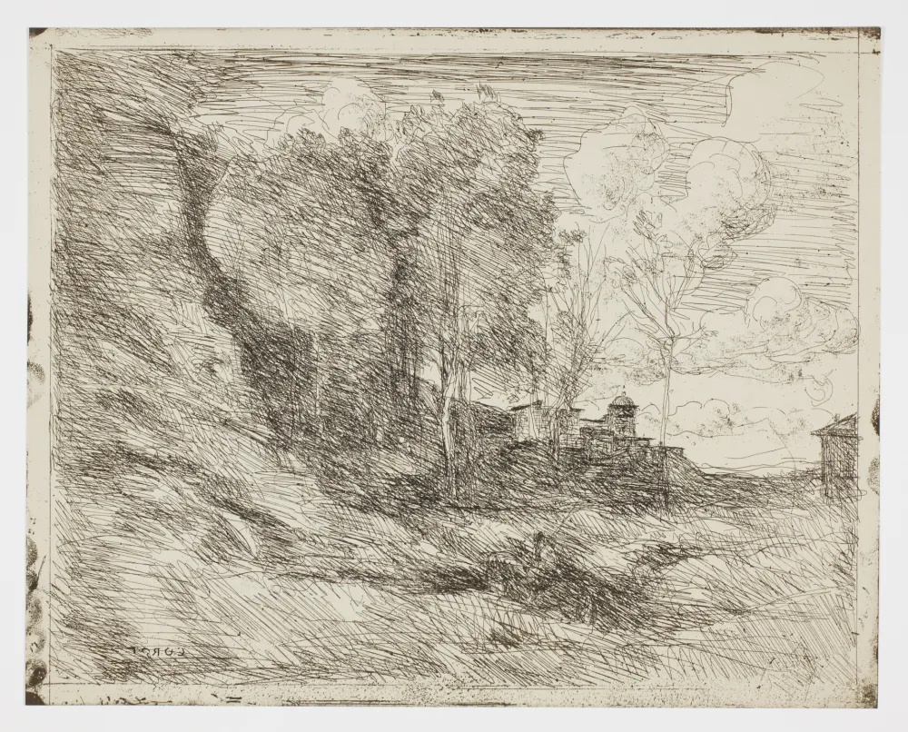 Sem Técnica Corot - Souvenir d’Ostie (Souvenir of Ostia)