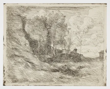 Sem Técnica Corot - Souvenir d’Ostie (Souvenir of Ostia)