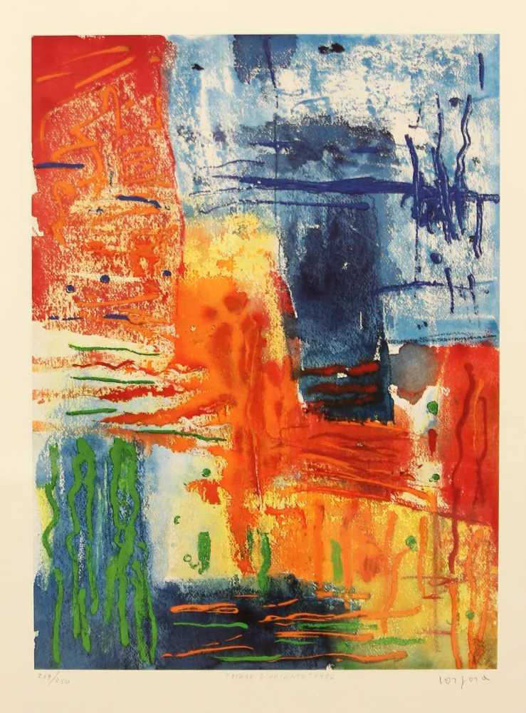 Litografia Corpora - MARE D'ORIENTE