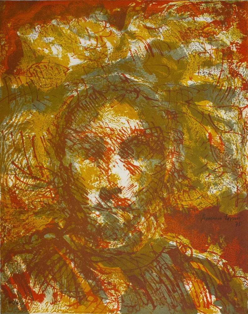 Litografia Corzas - Umbrìo por la pena