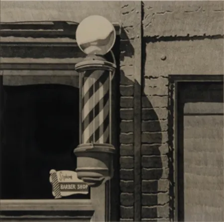 Litografia Cottingham - Barber Shop