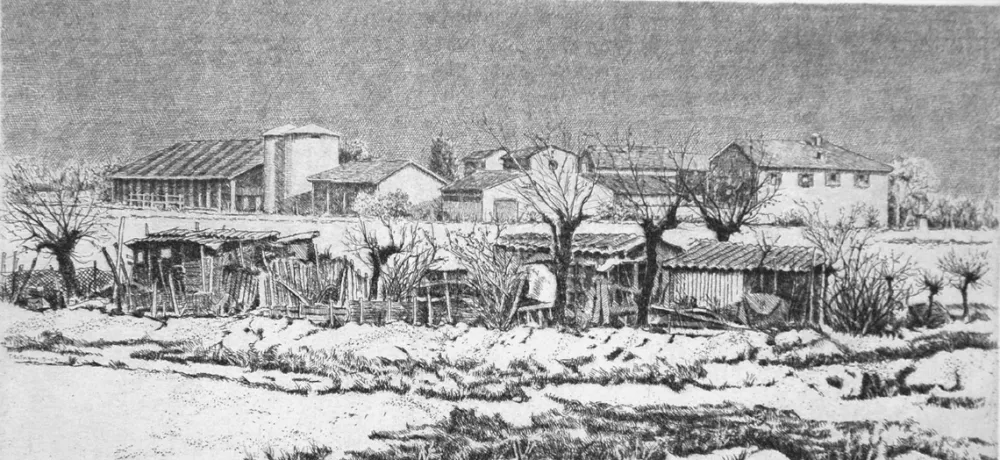 Água-Forte Cotugno  - Orti a cascina San Marco (I stato)