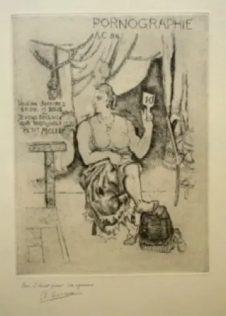 Água-Forte Courmes - Pornographie