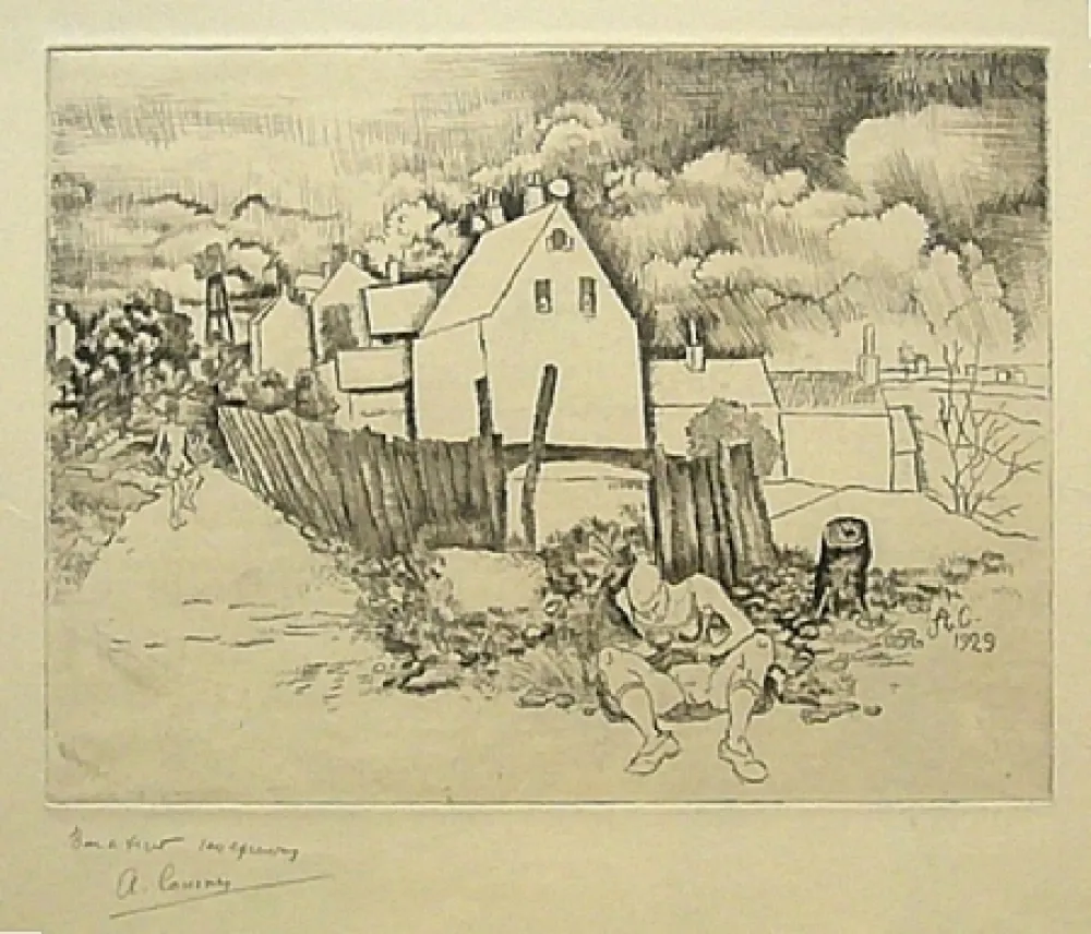 Água-Forte Courmes - Sans titre