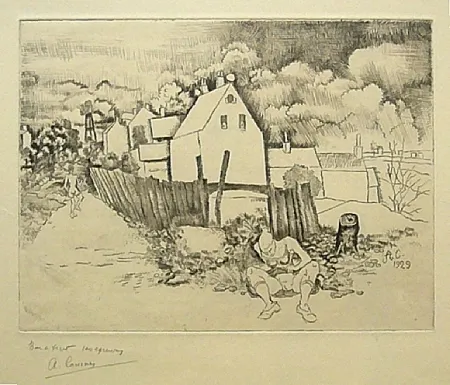 Água-Forte Courmes - Sans titre