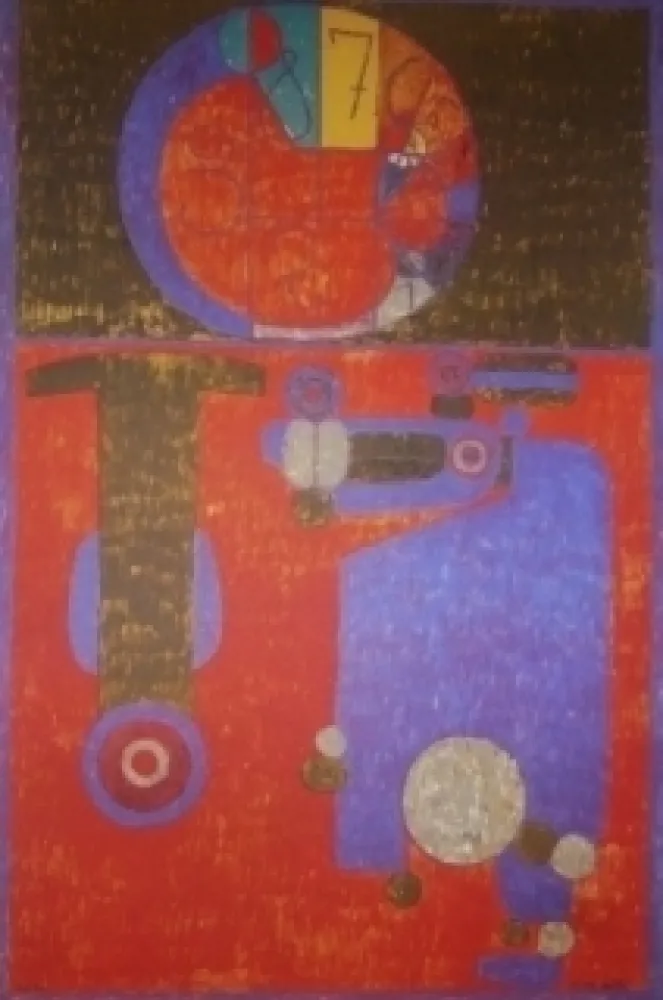 Litografia Courtin - Imbecile heureux