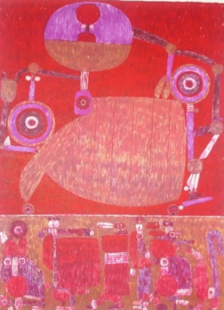 Litografia Courtin - La Beauce à la belle voiture