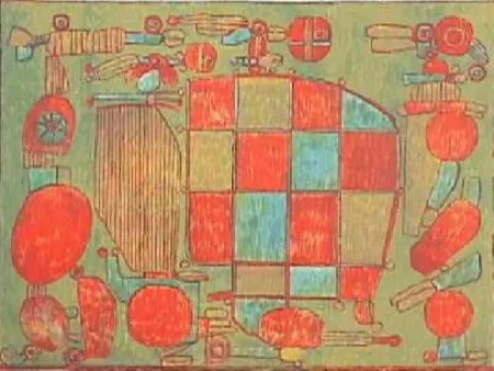 Litografia Courtin - Parent du coté gauche 