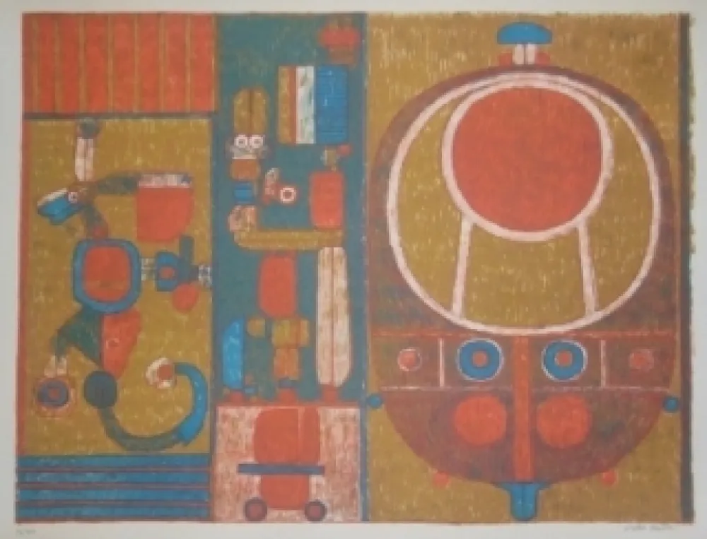 Litografia Courtin - Vérité cruelle d'un jeu ancien