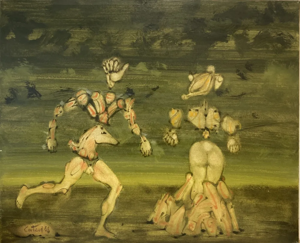 Sem Técnica Coutaud - Huile sur papier