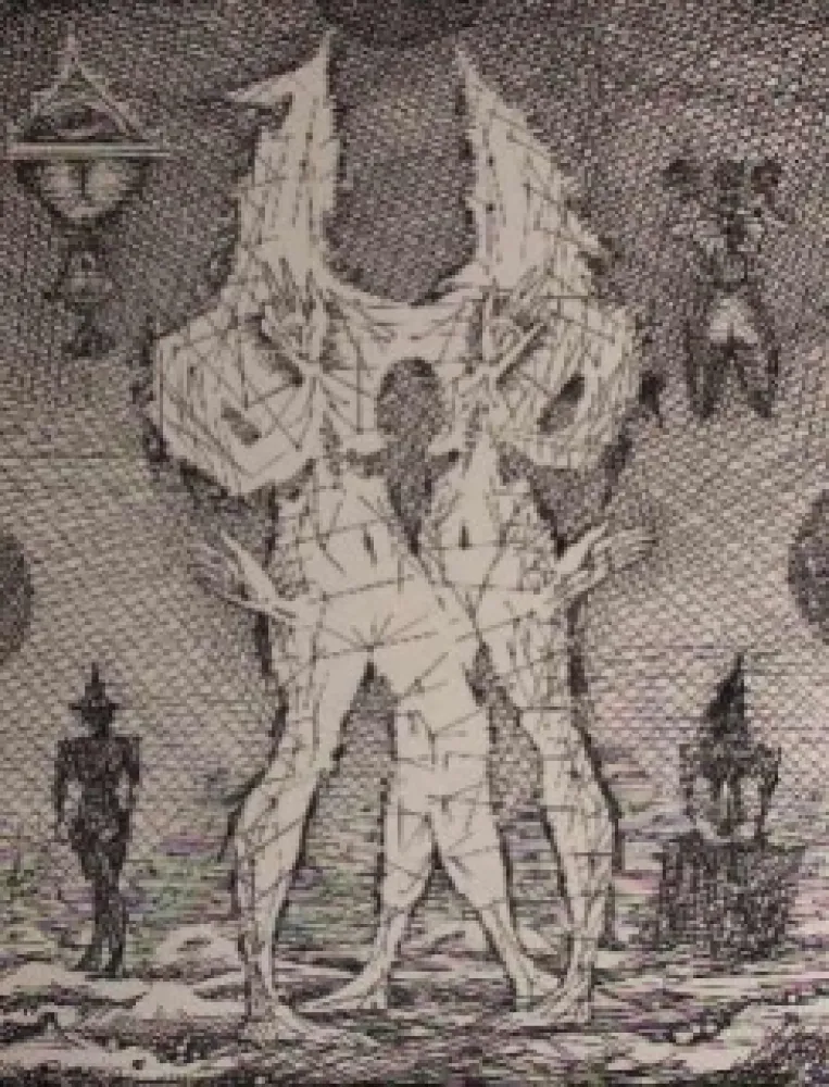 Água-Forte Coutaud - Voyage dans la lune 1