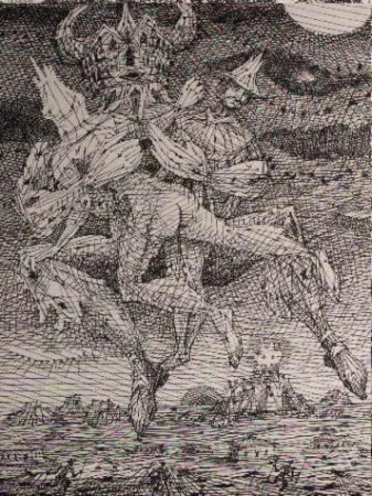 Água-Forte Coutaud - Voyage dans la lune 2