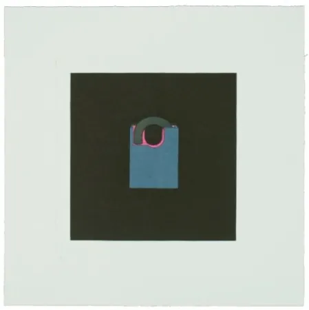 Gravura Craig-Martin - The Catalan suite I - Padlock