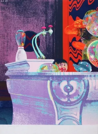 Serigrafia Cremonini - Enfant au bar