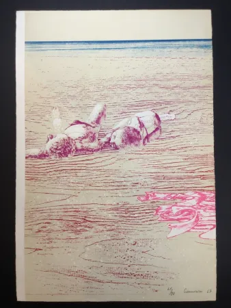 Litografia Cremonini - La pelle al sole