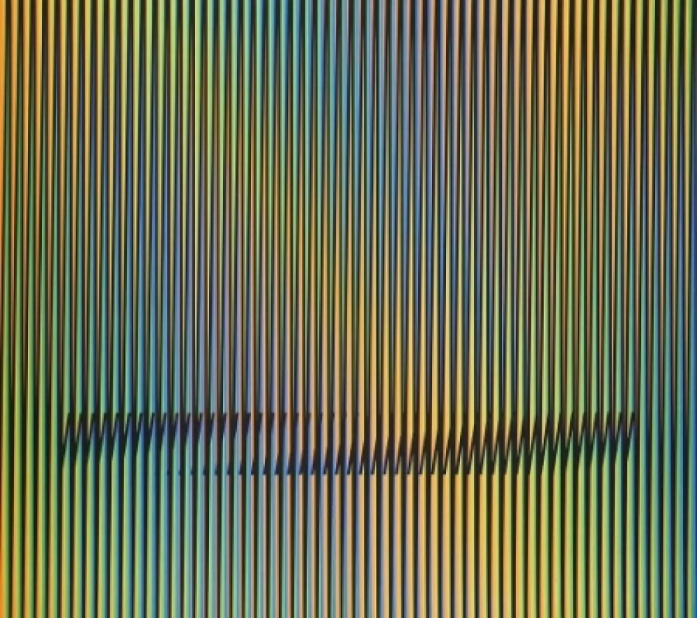 Litografia Cruz-Diez - Caura-1	